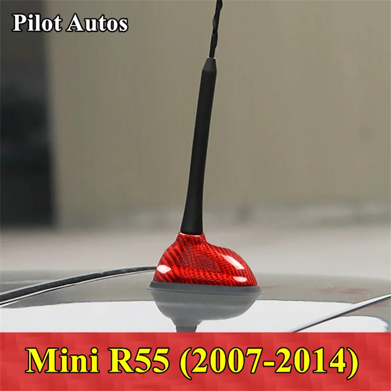 

Car Roof Signal Shark Fin Aerial Antenna Genuine Carbon Cover For Mini R55 2007 2008 2009 2010 2011 2012 2013 2014