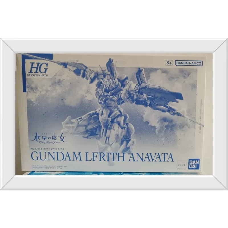 En Stock Original Bandai Anime GUNDAM LFRITH ANAVATA HG 1/144 PB modelo de ensamblaje Kits de robots coleccionables modelos regalo para niños