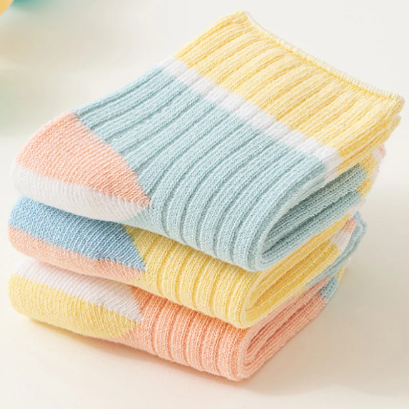 3 زوج/وحدة جوارب أطفال غير رسمية جديدة