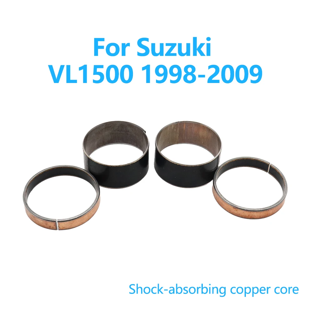 

Front Fork Bushings Guide Rails Bush Shock Absorption For Suzuki VL1500 VL 1500 1998-2009 2008 2007 2006 2005 2004