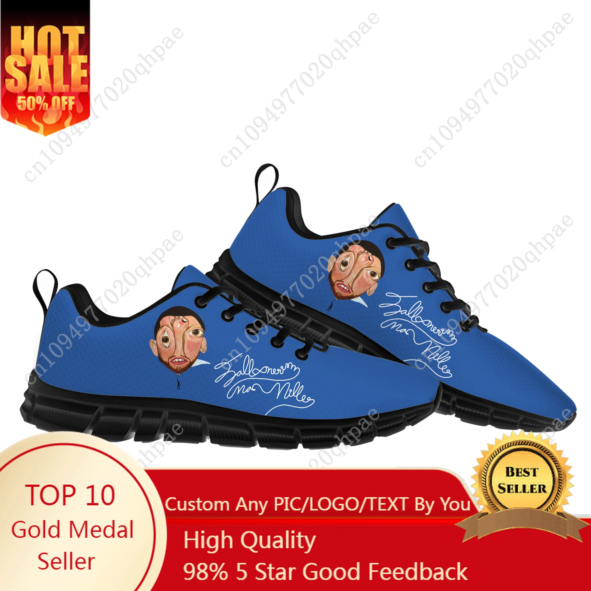 

Mac Miller Mens Womens Teenager Customized Sneakers DIY Casual Tailor-Made Shoe High Quality Couple Sports Shoes