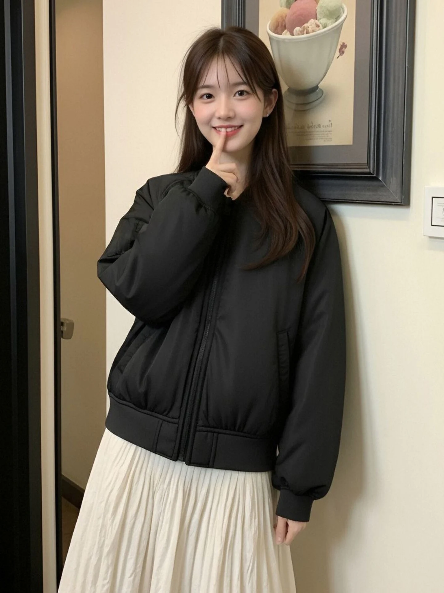 Trendy Korean Style Women's Cotton Jacket Thickened Warm Loose Short Baseball Style Fill Cotton Warmth Short Outerwear