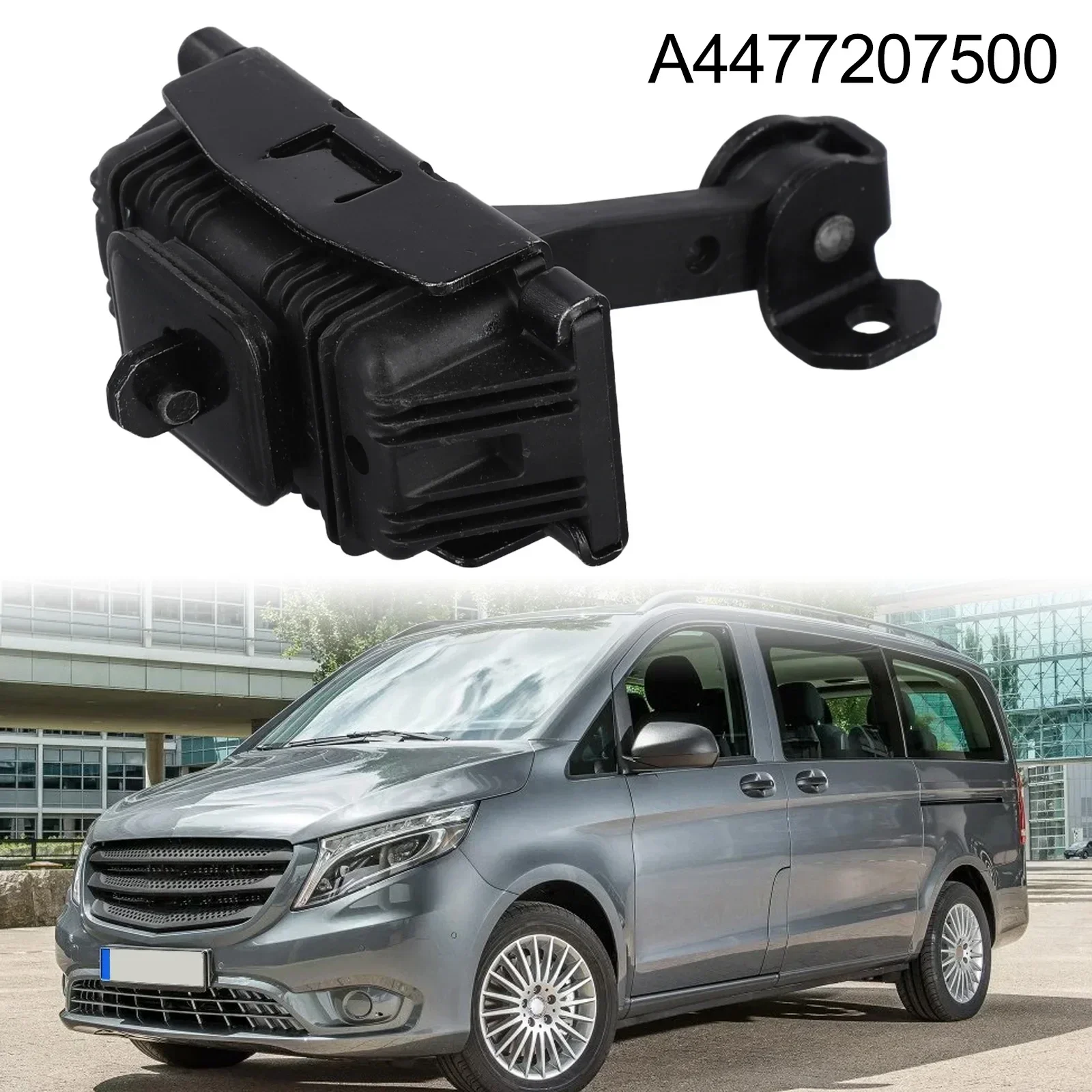 

1pcs Car Front Door Hinge Check For Mercedes Suitable For Vito W447 W448 W639 Useful Black Auto Front Door Hinge Check Parts