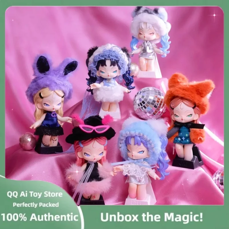 

Новая оригинальная серия Dodo Nami Midnight Disco, виниловая слепая коробка для лица, игрушка, модная загадочная коробка Nami Kawaii, подвеска-сюрприз, подарок для девочки