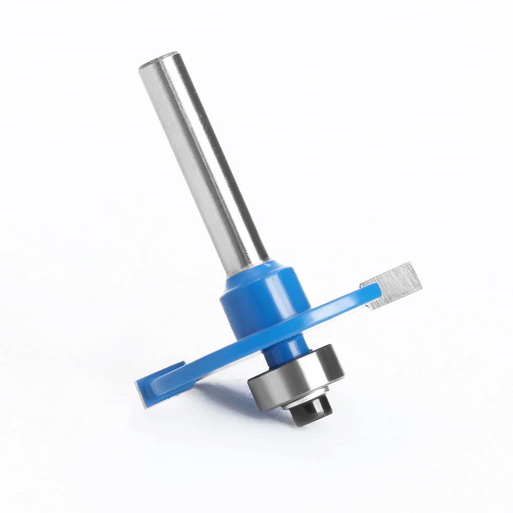 Imagem -05 - Shank T-slotting Router Bit T-sloting Biscuit Joint Slot Cutter Articulação Slotting Altura Fresagem Madeira Trabalhando mm mm 6.35 mm 1pc