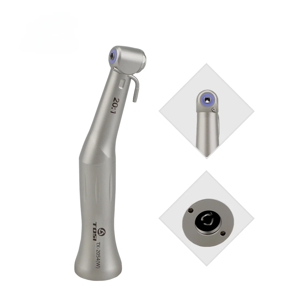 Dental Low Speed Handpiece 20:1 Reduction Implant Surgery Contra Angle Handpiece S-MAX SG20 Air Turbine