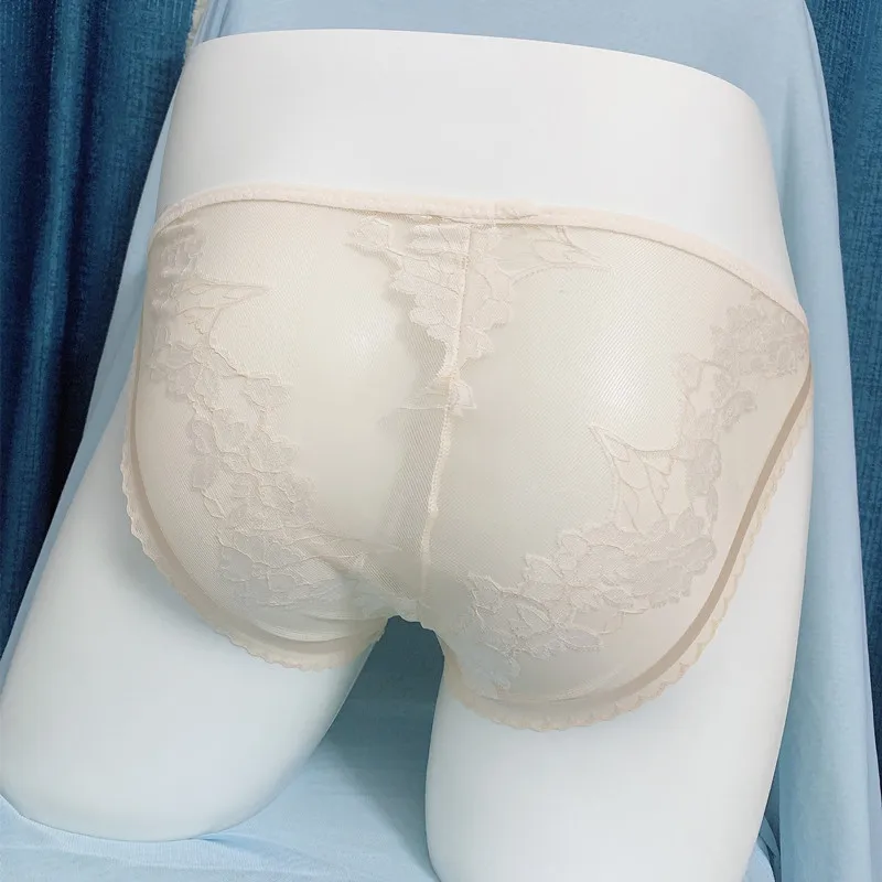 سلس الدانتيل الجاكار شير موجز للرجال مثير U محدب الحقيبة طنجة رقيقة جدا كروسدرينج سيسي المثيرة انظر من خلال Underpant