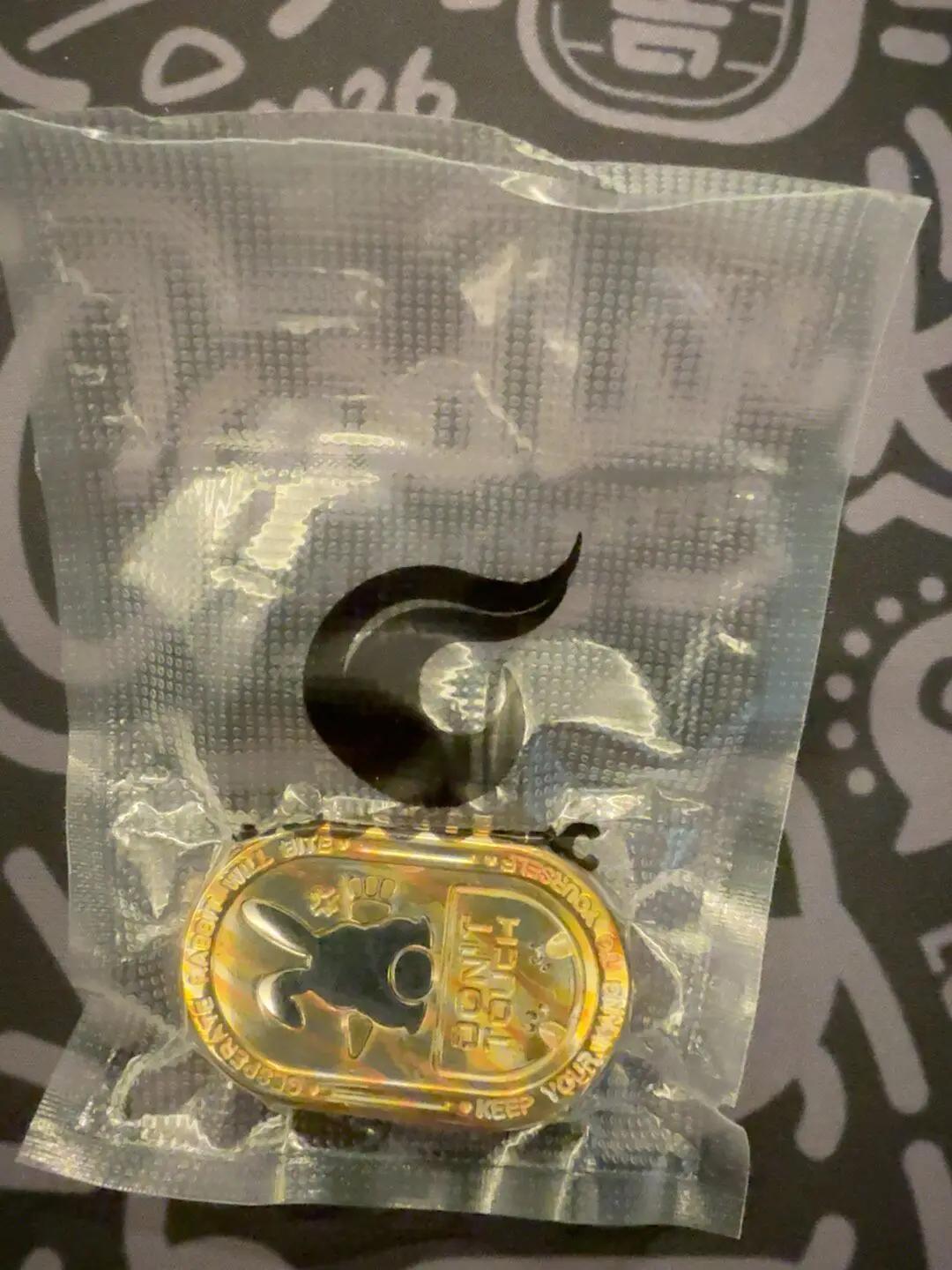 Used EDC EDC Magic Bean Modou Grumpy Rabbit Push Card, Copper Horse, Brand New and Unopened