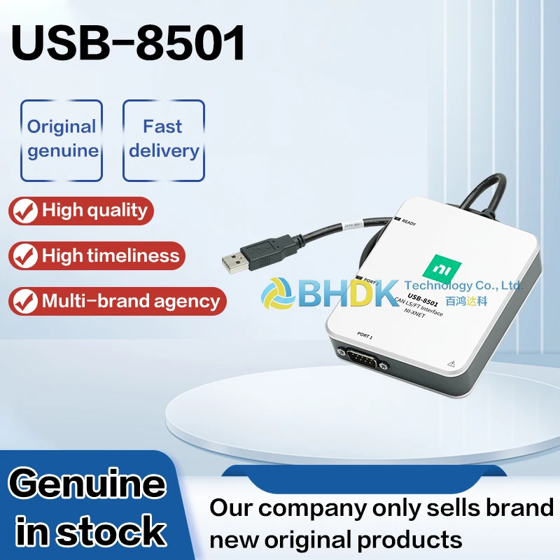 FOR NI USB-8501 USB-8502 CAN Interface Card 1 Or 2 Port Low Speed Fault Tolerant Bus Debugging Tool