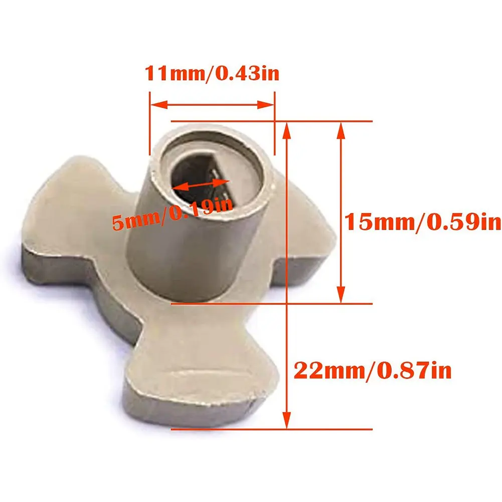 EG720EF1-SR/MM721AAU-PW(X) Microwave Turntable Coupler Roller Guide Support Glass Tray Drive Coupling Replacement Parts