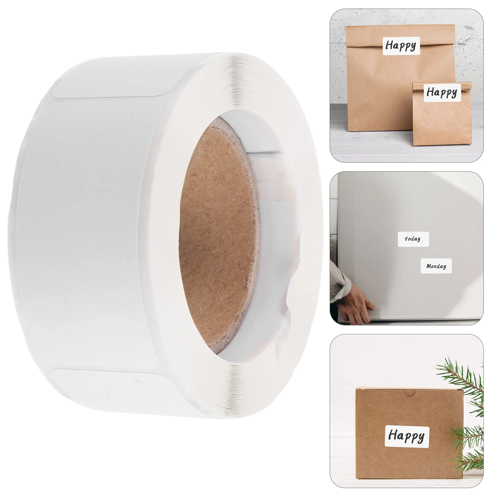 Blank Label Labels Stickers Write on Food Containers Jars Pantry Organization Tags Tape Classification Name Envelope