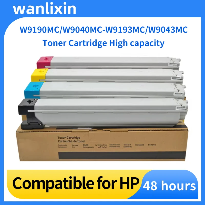 W9190MC/W9040MC-W9193MC/W9043MC Toner Cartridge High Capacity Compatible for HP MFP E77822dn/z  E77825dn/z  E77830dn/z Toner