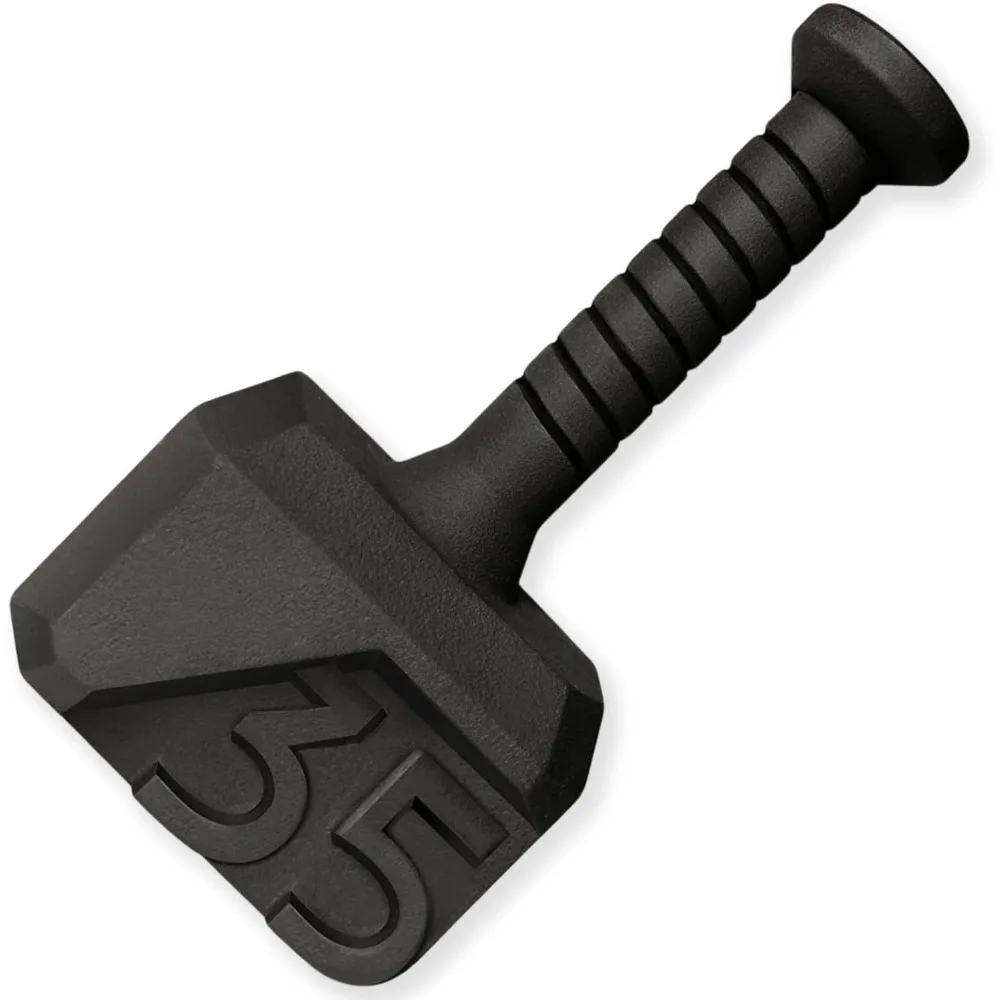 

Hammer Kettlebells 15, 25, 35 lbs - Cast Iron Weights Anti Slip Powder Coated Handle - Workout Strength