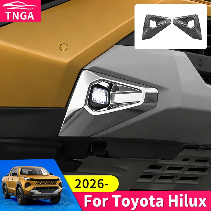 

Защитная накладка на передние противотуманные фары для Toyota Hilux 2026, износостойкая, из АБС-пластика, автомобильные аксессуары, внешние детали для авто