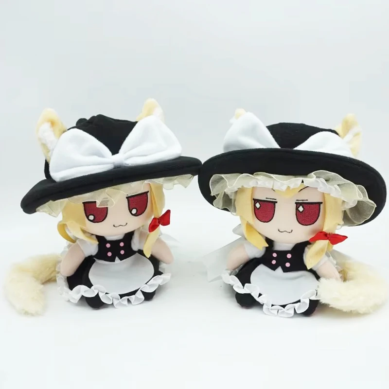 TouHou Project Kirisame Marisa Kitty Ver. Fumo Cosplay 16cm Anime Game Soft Adorable Cartoon Plush Birthday Present Kid Fan Gift