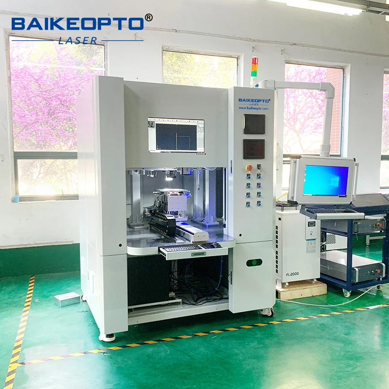 BK-LDH-2000X Multifunctional Laser Welder for Prismatic Batteries Automated Production with Swing Head and CCD Monitoring System