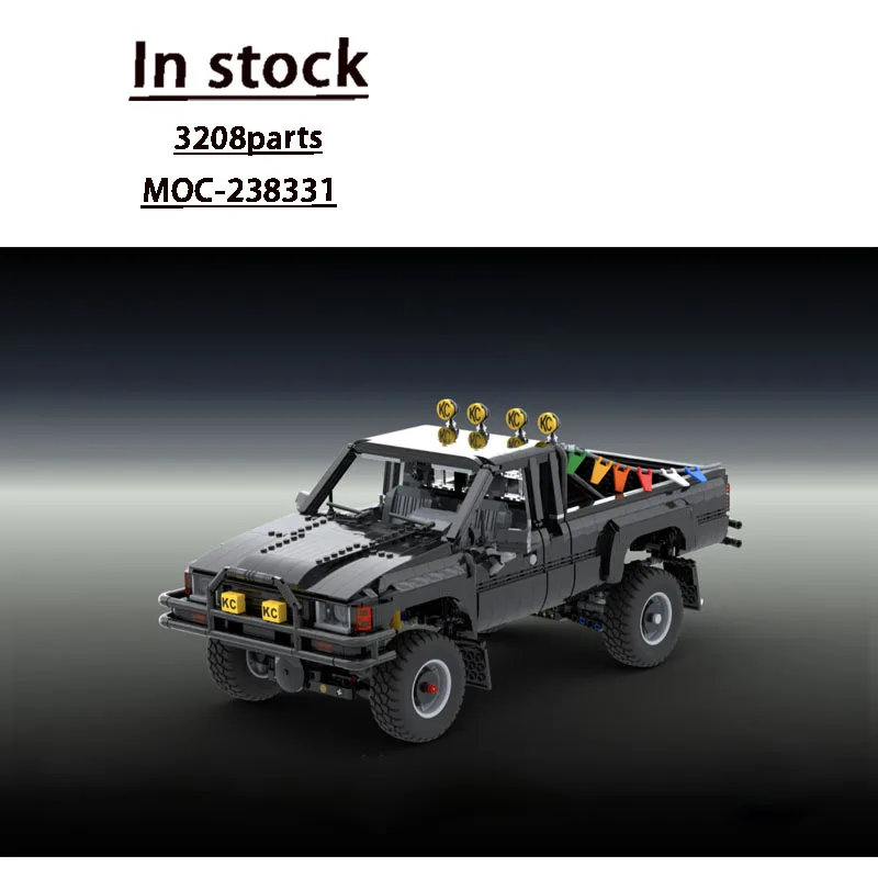 

MOC-238331 Новый классический грузовик 4x4, спортивный автомобиль, строительный блок, модель 3208, детали, игрушка-строитель на день рождения для мальчиков и детей, подарок