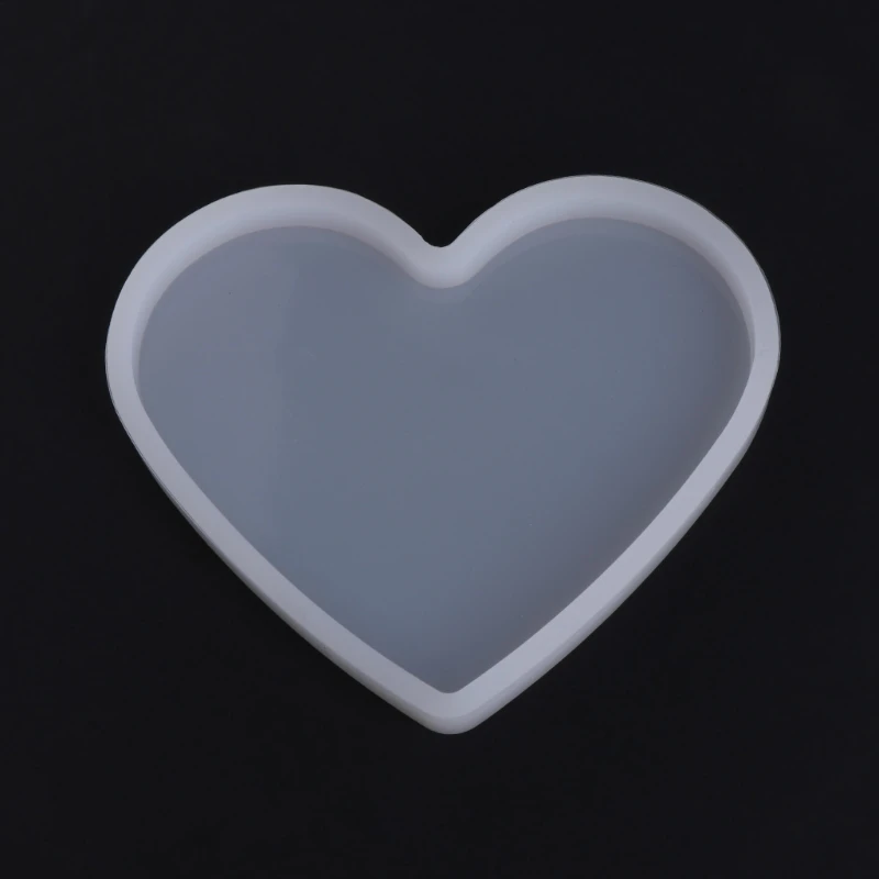 

Heart Shaped Silicone Candlestick Mold Crystal Epoxy Resin Crafts Casting Mold Drop Shipping