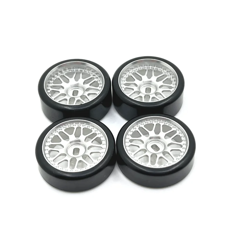 WLtoys, mosquito truck, KYOSHO, 1/28 RC Car Spare Parts Metal Upgrade 27mm Two Width Two Narrow Drift Wheel Tyre