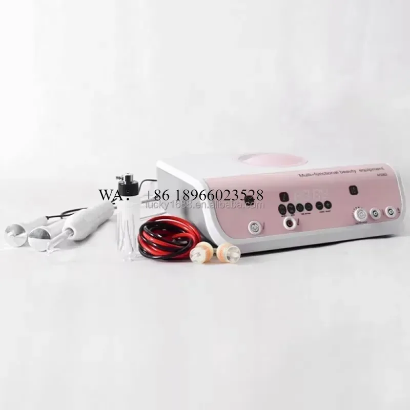 WMWMNU High Frequency Wand Galvanic Professional Vacuum Face Cleaning Multifunctional Facial Device