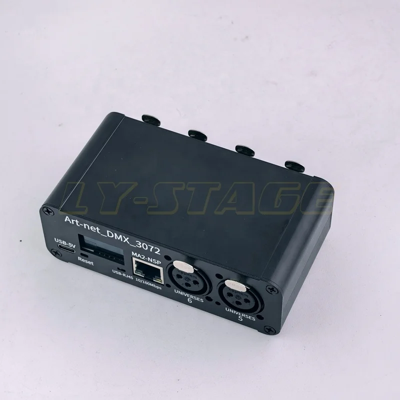 2026 New Arrival Artnet 6 Universe 3072channel sCAN Dmx 512 Ethernet Lighting Rdm Controller