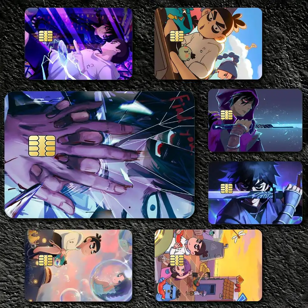 

S-Scissor S-Seven Anime Sticker Decoration Creative Bank Card Bus Metro Waterproof Sticker