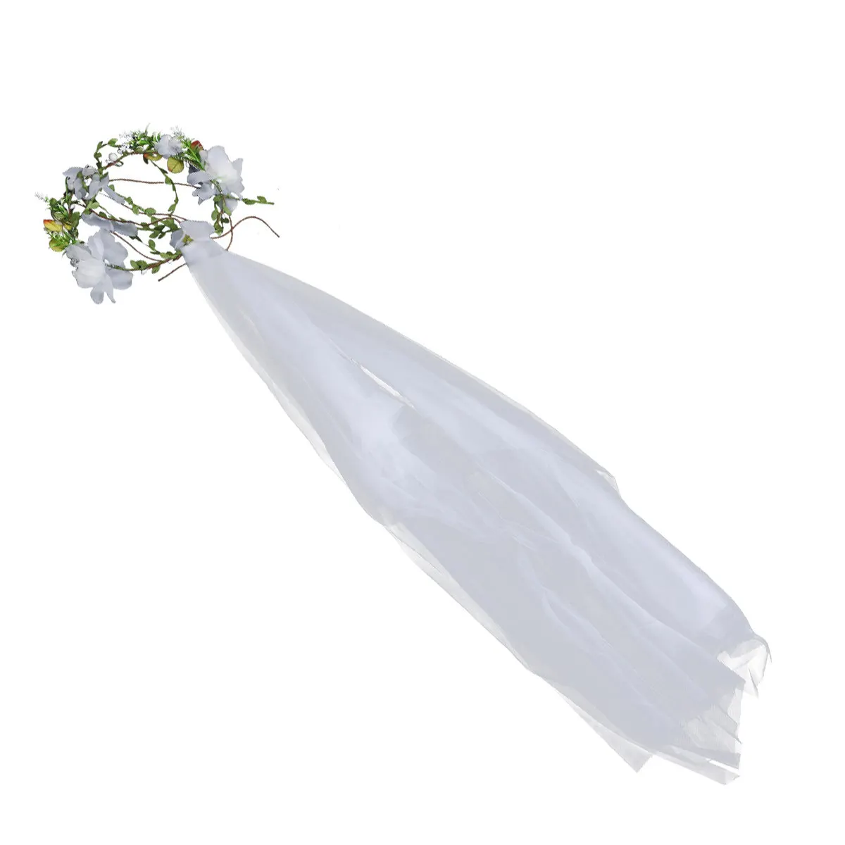 Delicado velo de novia de encaje, mantilla elegante, perfecto para el vestido de novia, accesorios para fotos de compromiso