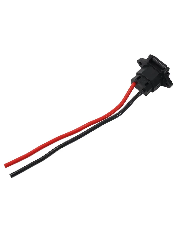 AliExpress NONE None Electrical Socket Charger Motorcycle Motorcycle Parts 16cm Wire 1pcs E Bike For 48V 36V With Cable About 20CM