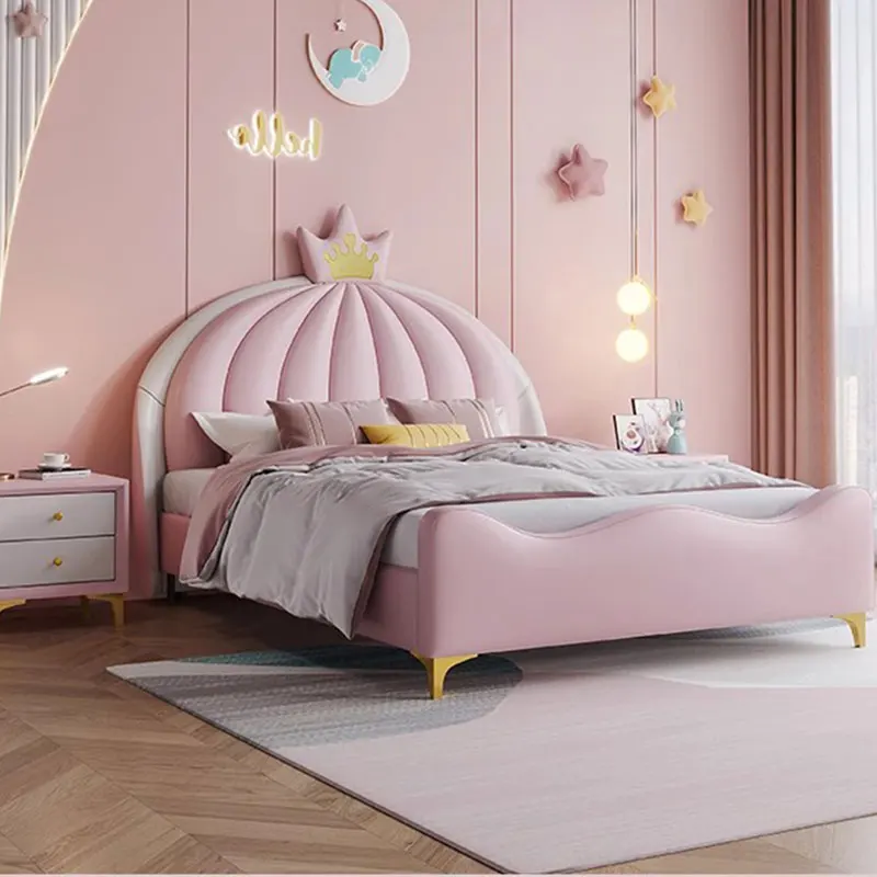 Headboard Frame Double Bed Queen House Luxury Twin Living Room Double Bed Twin Princess Cama Matrimonial Bedroom Furniture