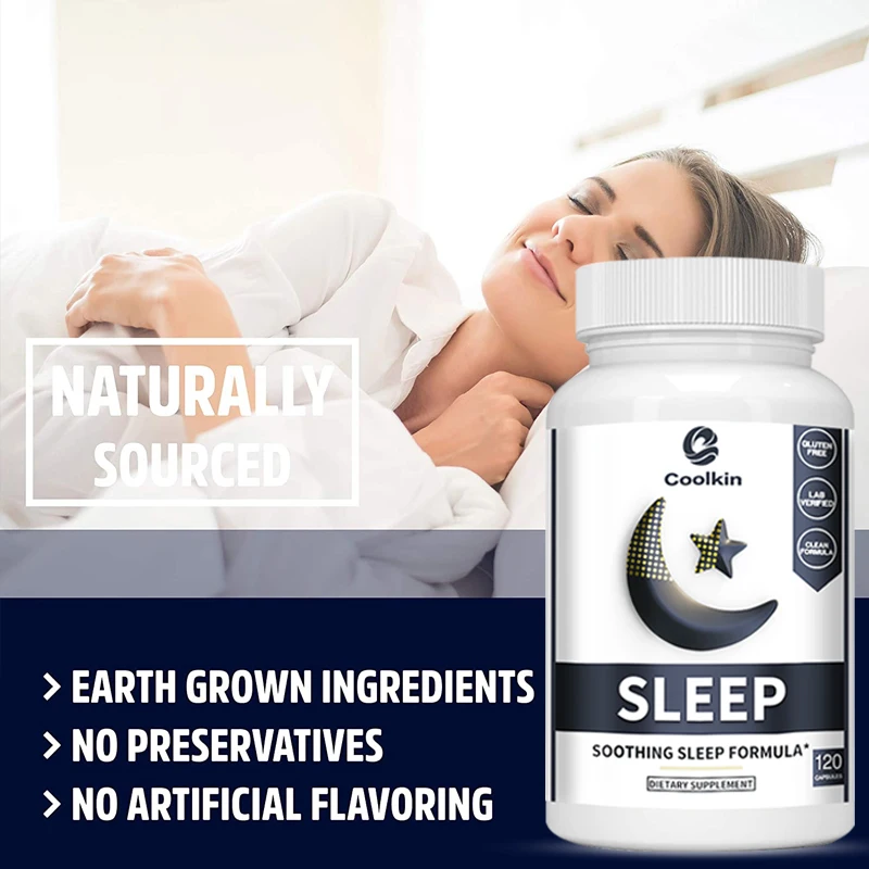 Sleep Supplement - with Valerian Root, Melatonin - Promote Rapid Falling Asleep and Improve Sleep Quality