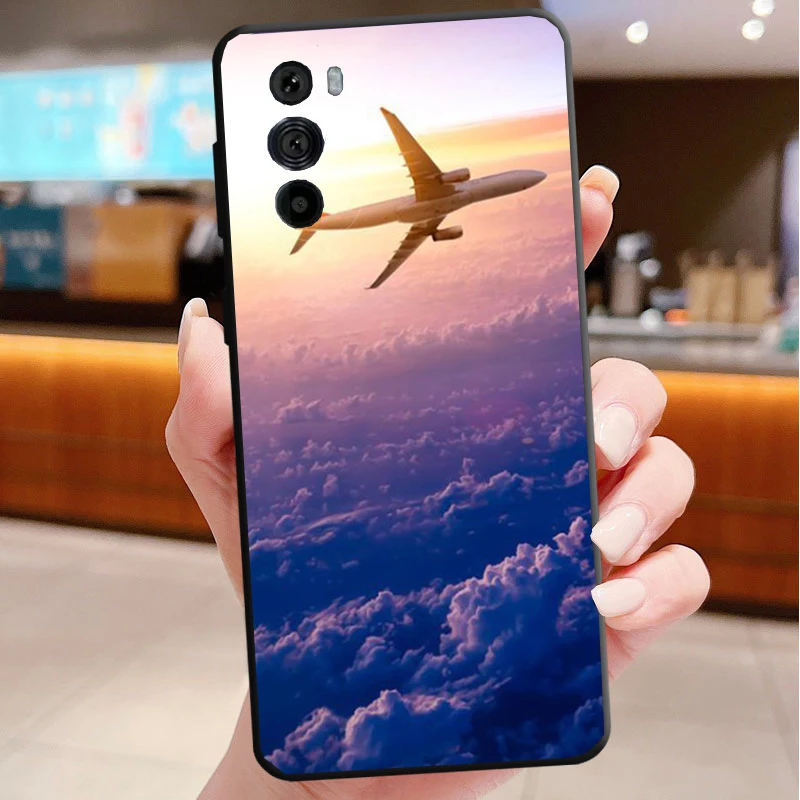 

Phone Case For Motorola Edge 50 40 Pro 60 50 40 30 Ultra Neo Fusion Moto G85 G72 G53 G54 G84 G13 G32 Aircraft Airplane Plane