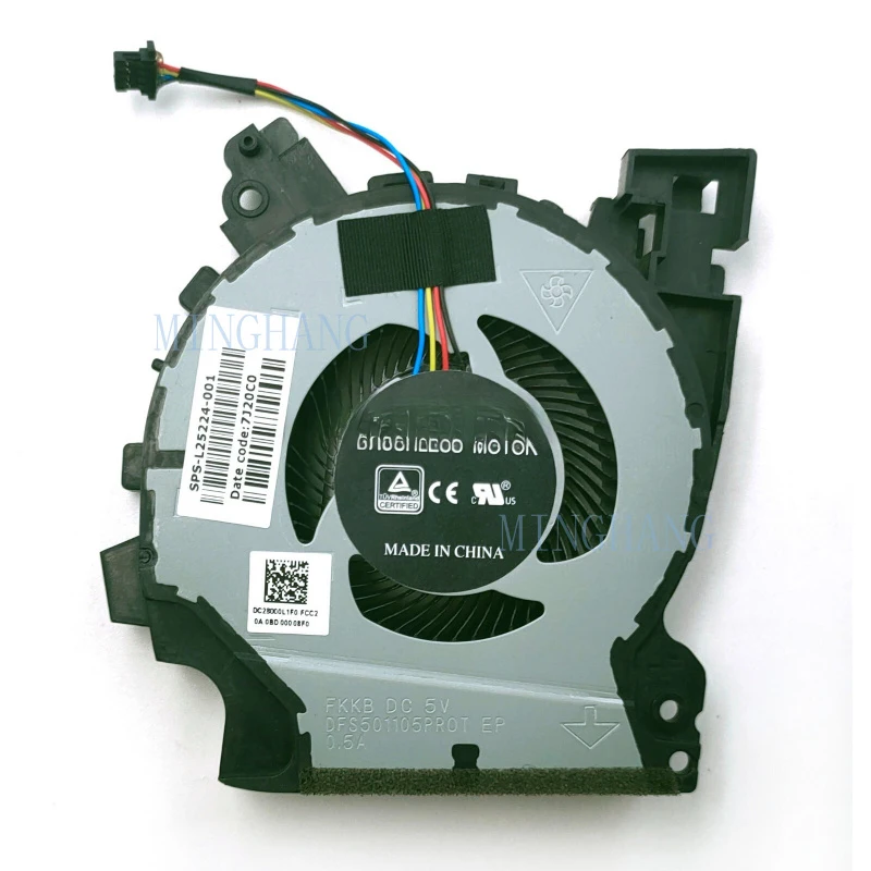 M  New for HP ZBook 15v G5 Mobile Workstation TPN-C134 CPU & GPU Cooling Fans