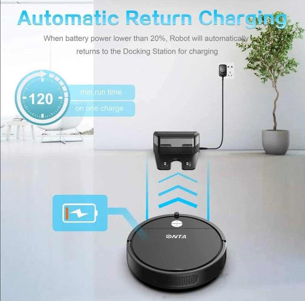 Hot Selling BLO3-W Sweeping Robot OEM Robot Vacuum Cleaner Fully Automated Navigation Cleaner Alexa Voice Control Gyroscope