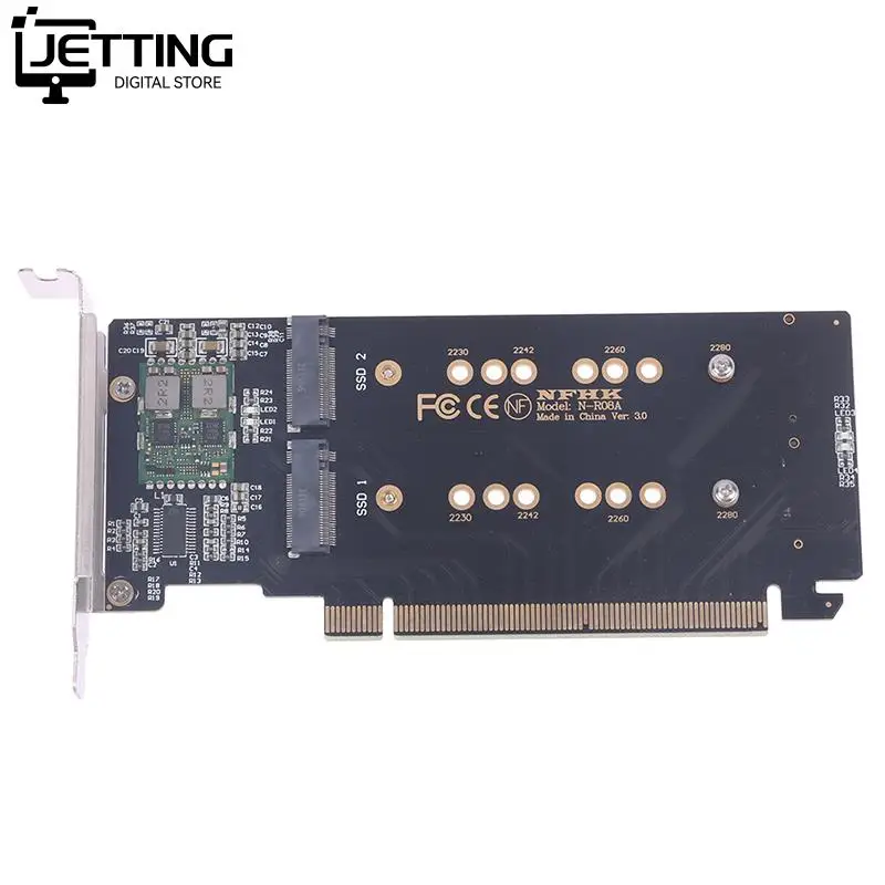

1pc M.2 NVMe SSD NGFF To PCIE X16 Adapter M Key Interface Card Support PCI-e PCI Express 3.0 2230-2280 Size M.2 M2 Pcie Adapter