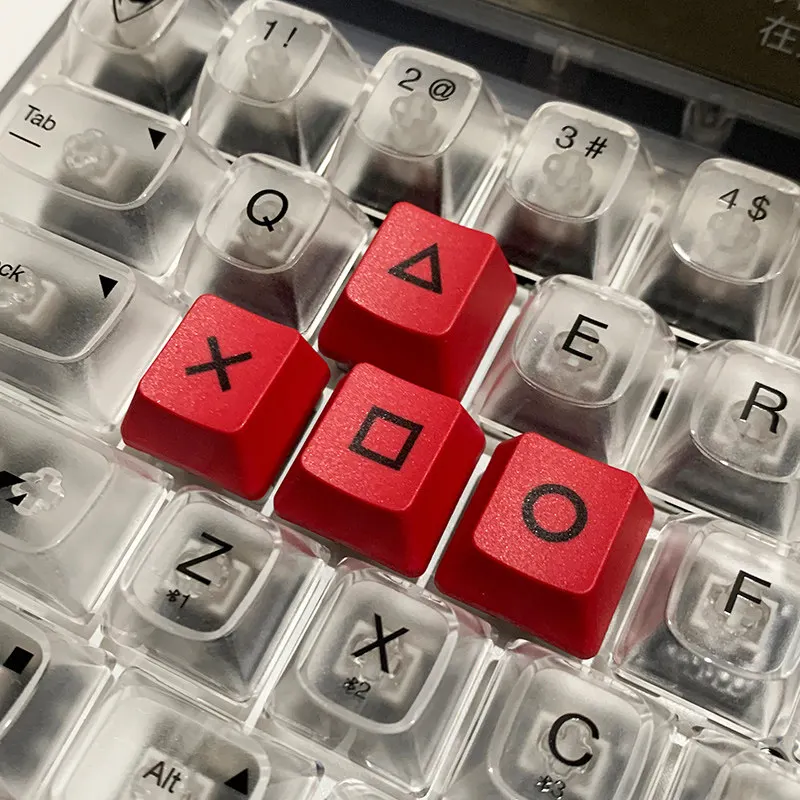 

Psp keycaps color PS4 arrow keys up down left right mechanical keyboard personalized keycaps PBT opaque r1 height