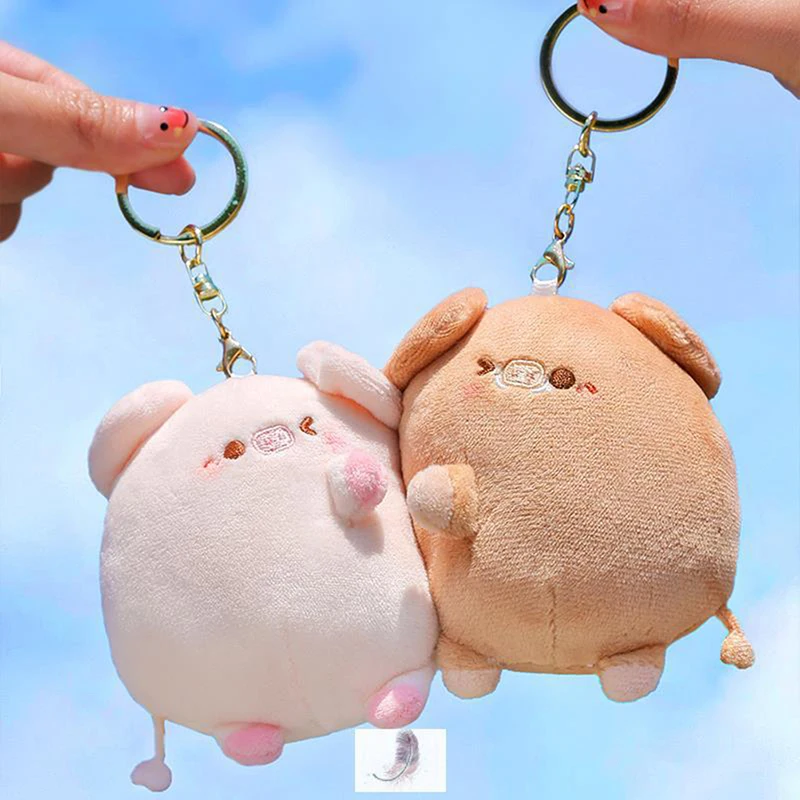 

Creative Magnetic Couple Pig Plush Doll Keychain Pendant Cute Creative Plush Toy Kawaii Couple BFF Magnet Backpack Charm Gifts