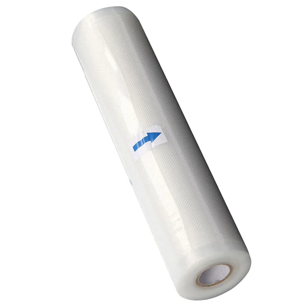 28x500cm Embossed Vacuum Sealer Bag Heavy Duty Food Storage Sealed Freshness Saver Vacuum Storage Bag for Vegetables Meat