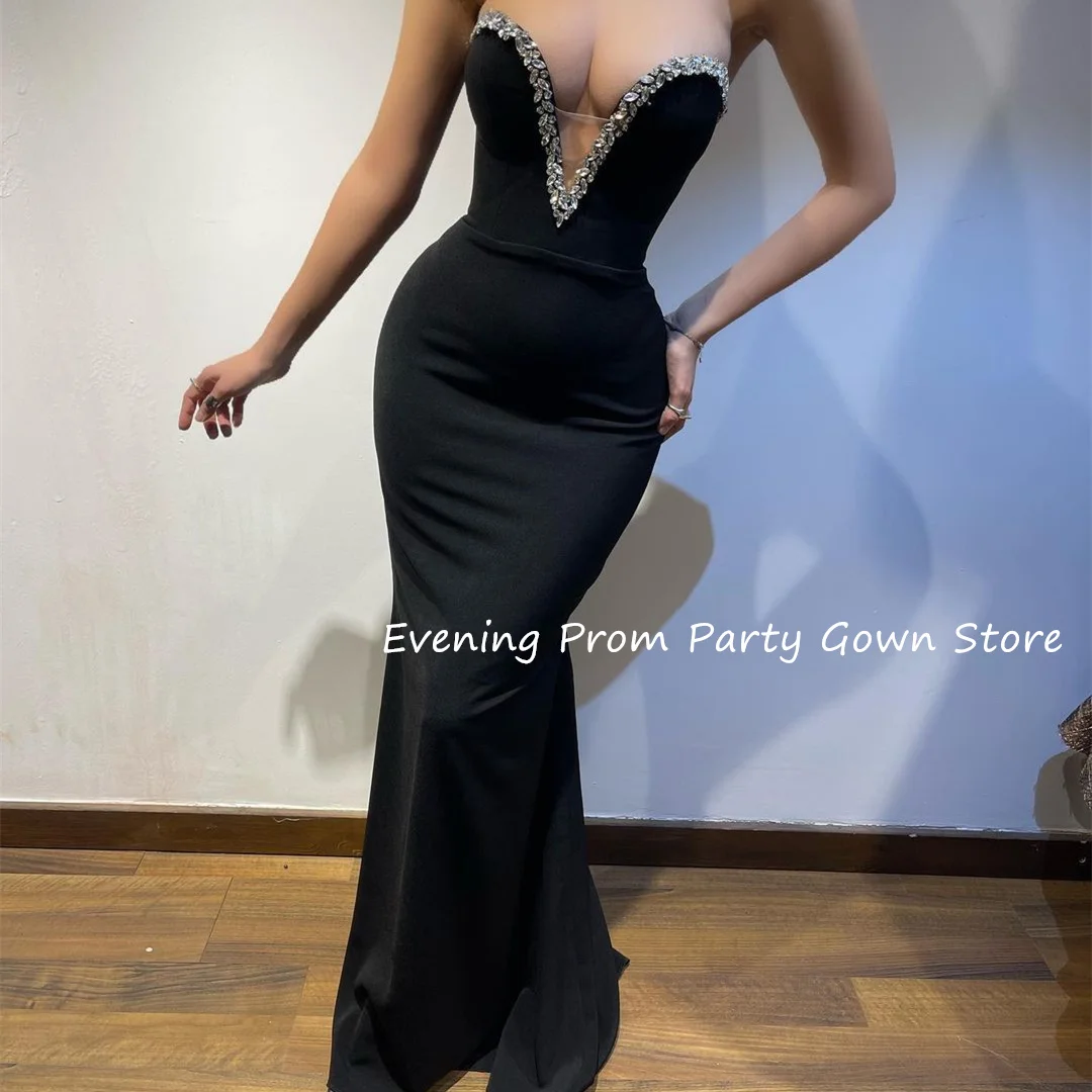 

Luxury Beading Mermaid Evening Dresses Elegant Formal Prom Gowns vestidos de fiestas elegantes mujer فساتين حفلة موسيقية