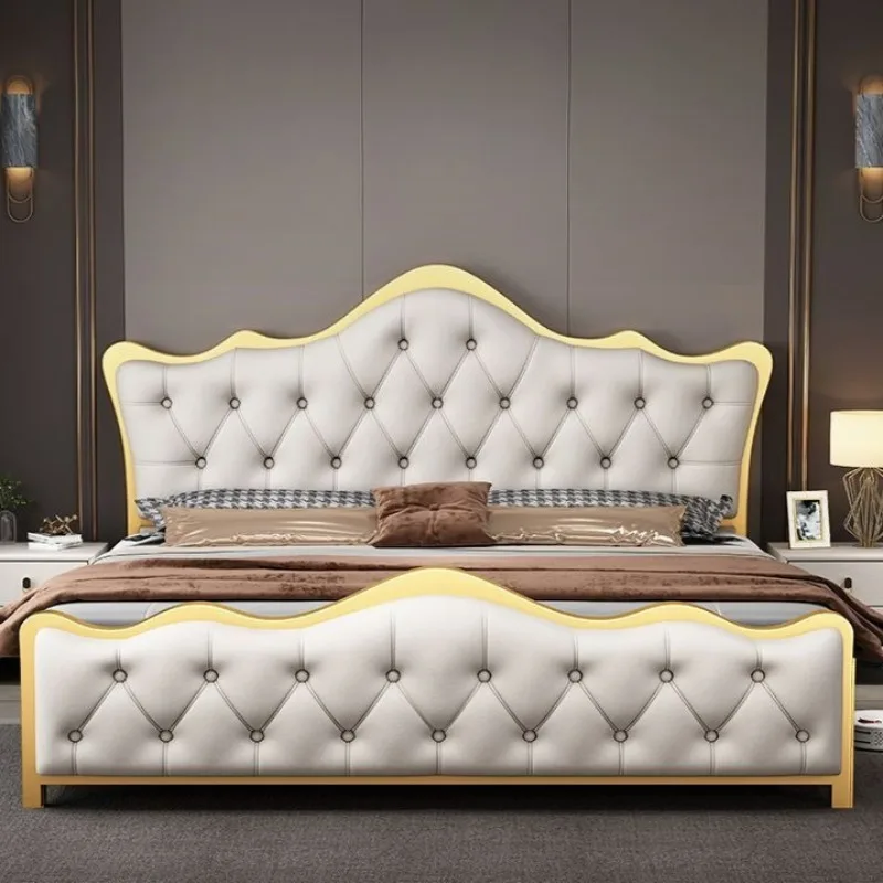 النوم سرير مزدوج غرفة نوم فاخرة تخزين اللوح الأمامي سرير الحديثة الملك كاماس دي ماتريمونيو Dormitorio اكسسوارات أثاث المنزل #4