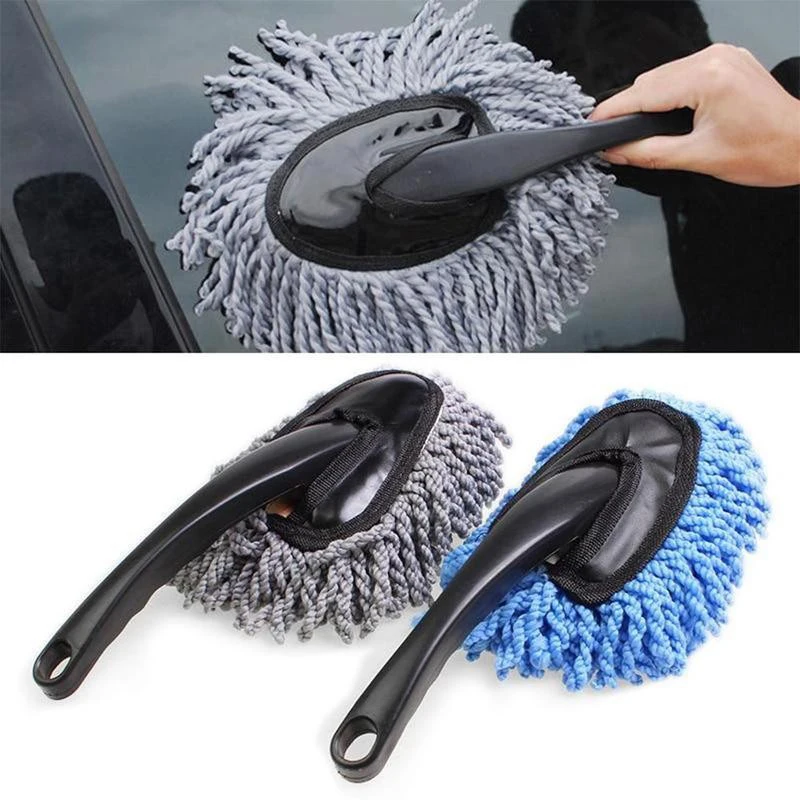 

Car Dust Mop Microfiber Car Wash Cleaning Brush Detail Brush Air Conditioner Air Outlet Brush Interior Cleaning Supplies