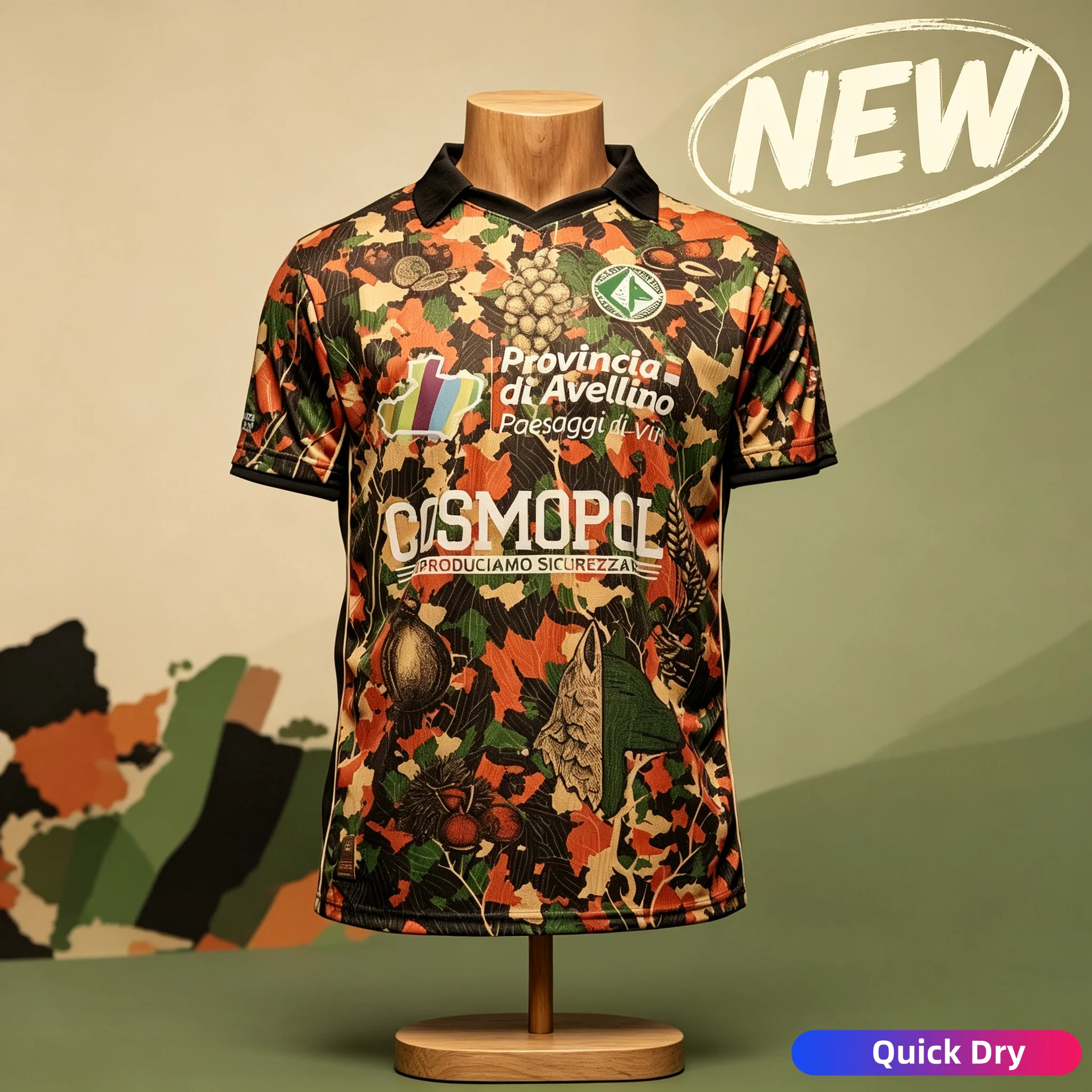 2026 Men Italy Avellino Football Jersey Short Sleeve Adult Fan Version Match Training Sport Soccer Uniform Family Kids Tees Y2K