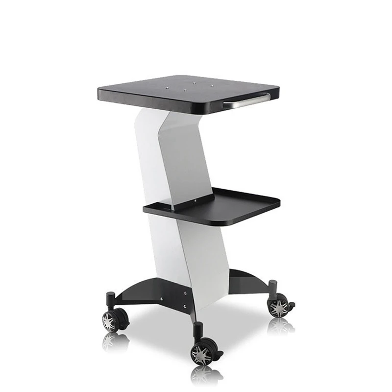 Multi functional desktop beauty instrument cart, small bubble instrument storage rack, double-layer beauty instrument cart