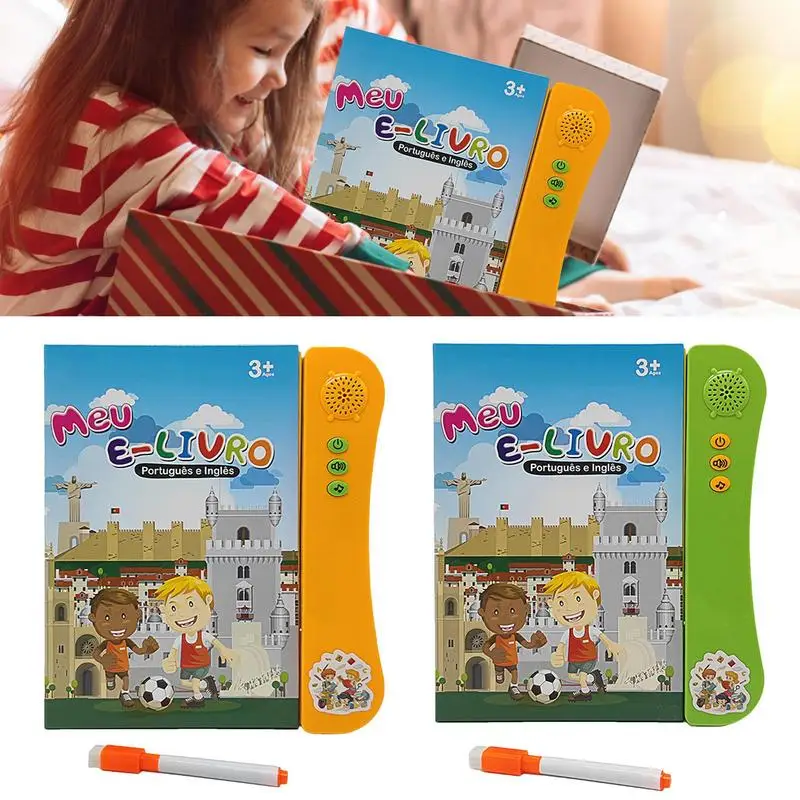 Interactive Electronic Learning Talking Books Preschool Talking Sound English Book Fun Educational Toy Learning Activities For