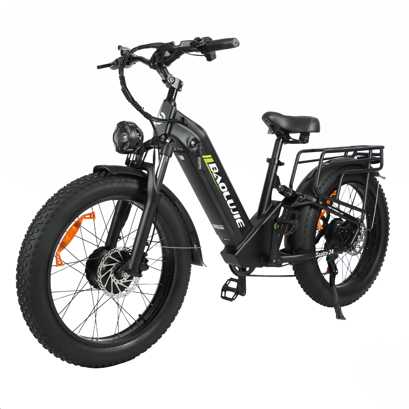 

Fat Tire Mountain Adult Electric Motorcycles ebike 1000W+1000W 40 miles E-Bike 24 " Electric Mountain bicycle 48V 20AH battery