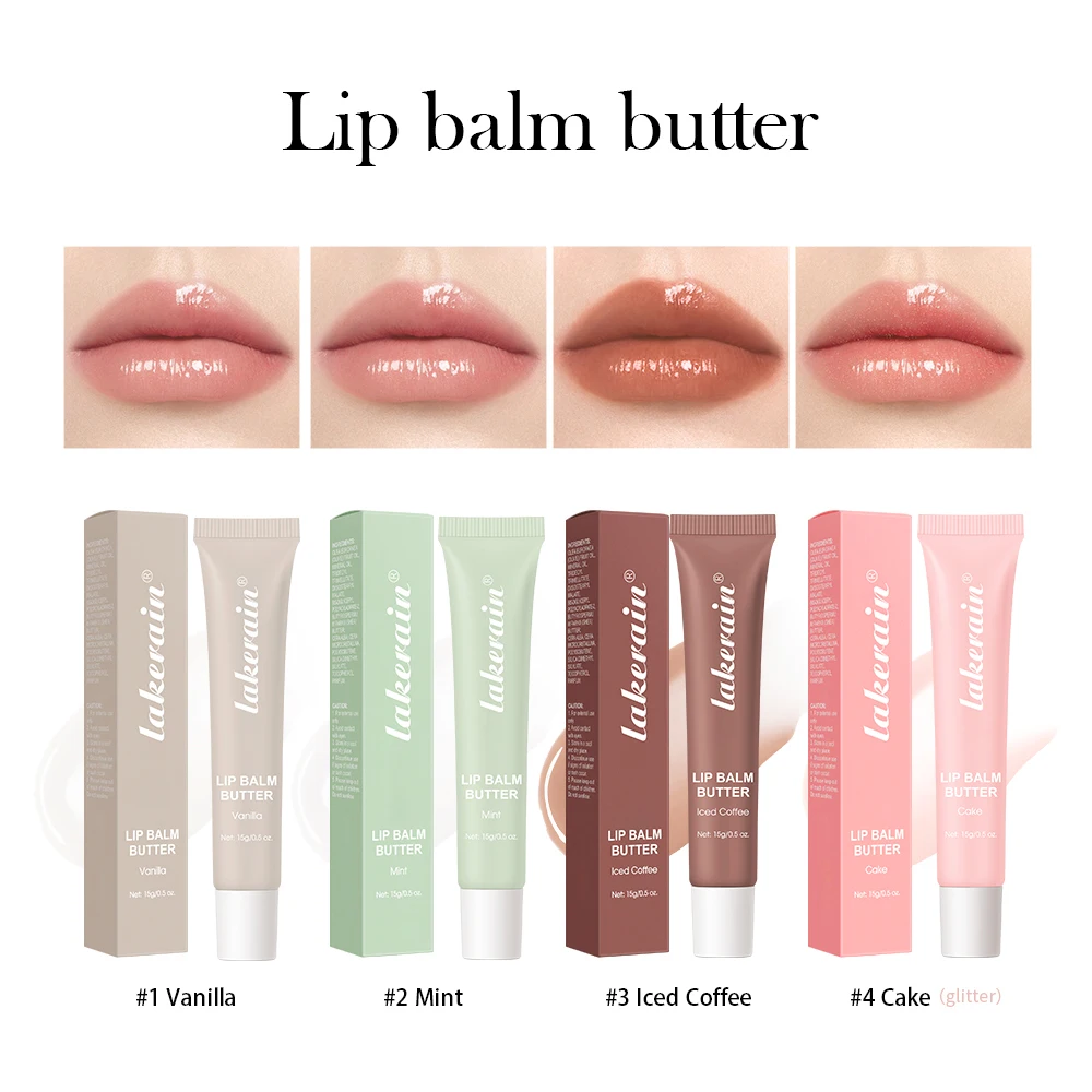 Lip Balm Moisturizing Mirror Long Lasting Lip Gloss Ribbon Espresso Raspberry Toast Plump No-stick Lip Oil Makeup Cosmetic