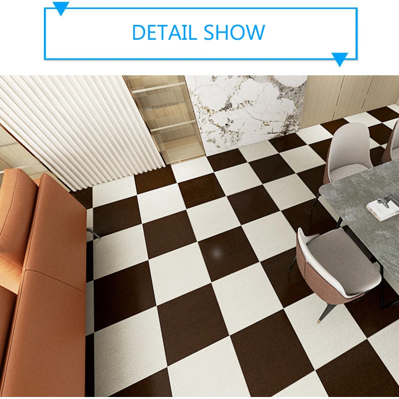20Pcs Self-adhesive carpet Square 30cm*30cm 9 colors Peel And Stick Removable sticker For DIY Home Furnishing Hallway Indoor