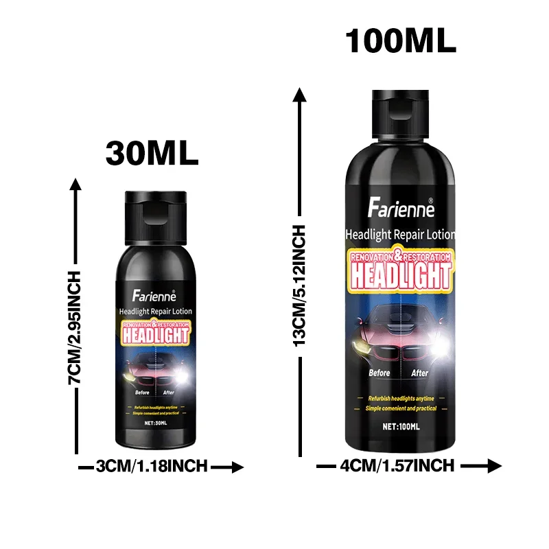 كريم إصلاح المصابيح الأمامية للسيارة العالمي من نانو، وكيل العناية بتلميع وإصلاح الخدوش ومضاد للاصفرار #6