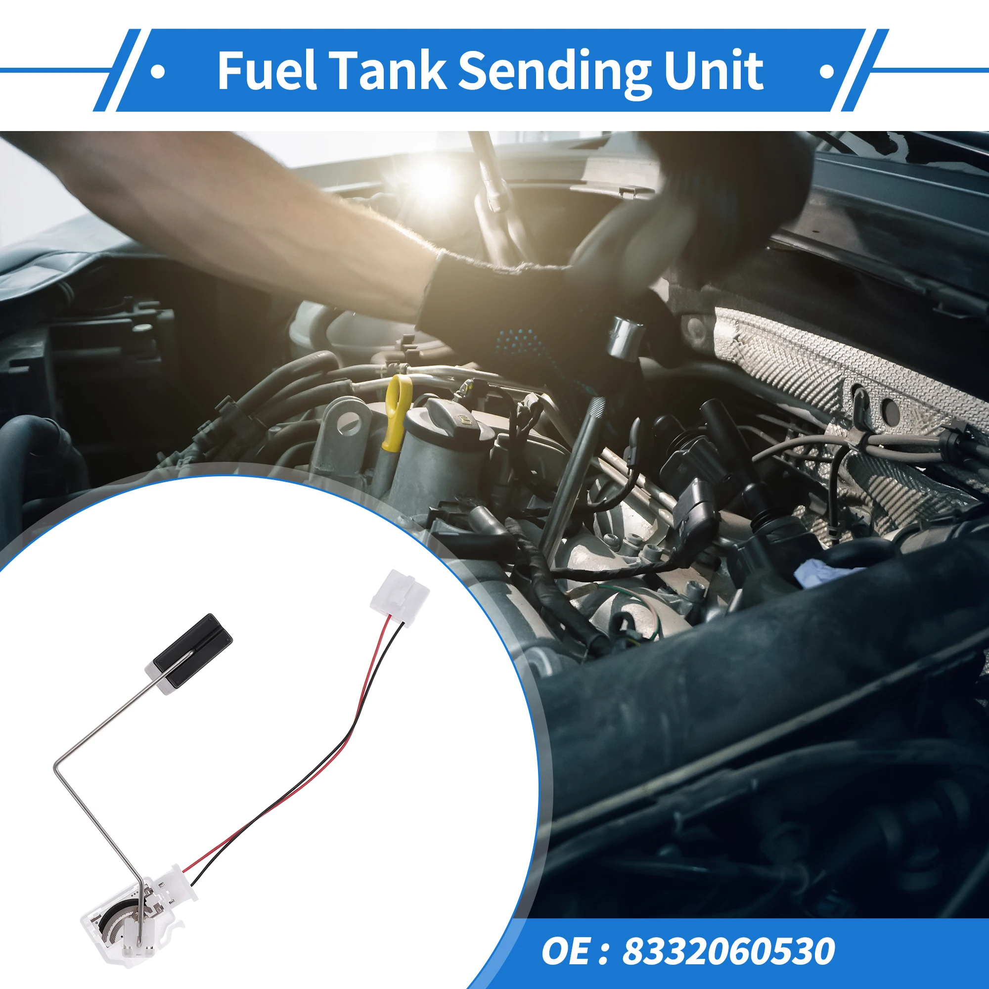 UXCELL Fuel Tank Sending Unit Compatible for Toyota Pickup 2010-2020 No.8332060530