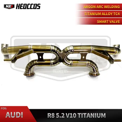 HEO 맞춤형 티타늄 튜닝 배기 파이프 자동차 배기 시스템, Audi R8 V10 5.2L catback 성능 배기 밸브 없음 Best5 HEO 맞춤형 티타늄 튜닝 배기 파이프 자동차 배기 시스템, Audi R8 V10 5.2L catback 성능 배기 밸브 없음 Best5