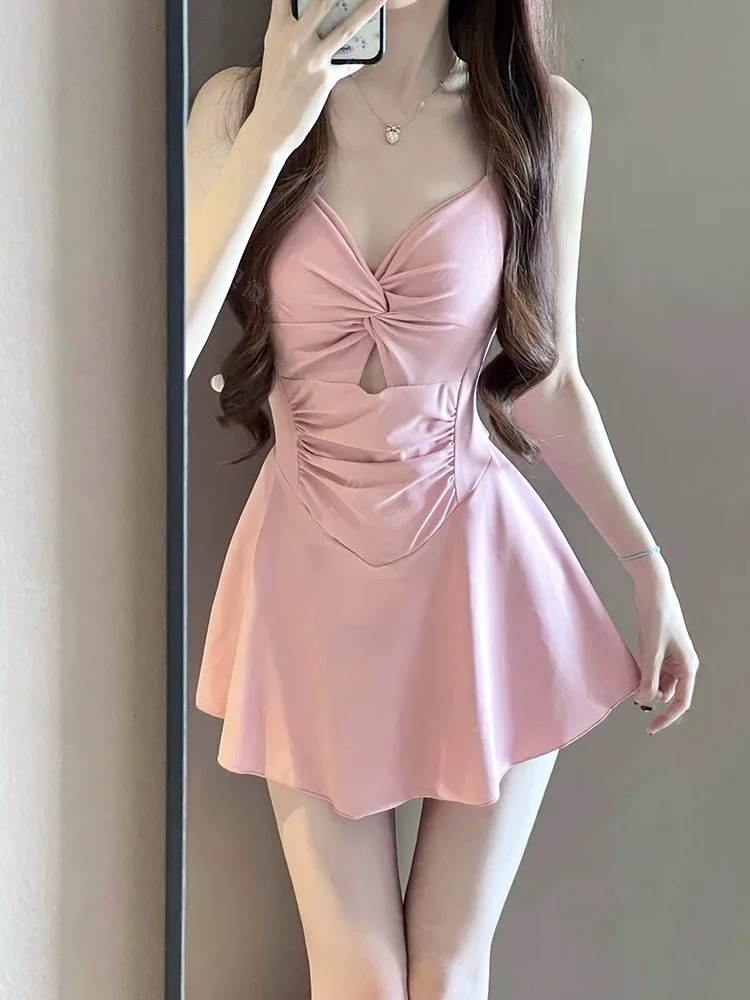 

Женский слитный купальник Bawei с длинным рукавом для термальных источников, элегантный и красивый повседневный купальник Dr Sle